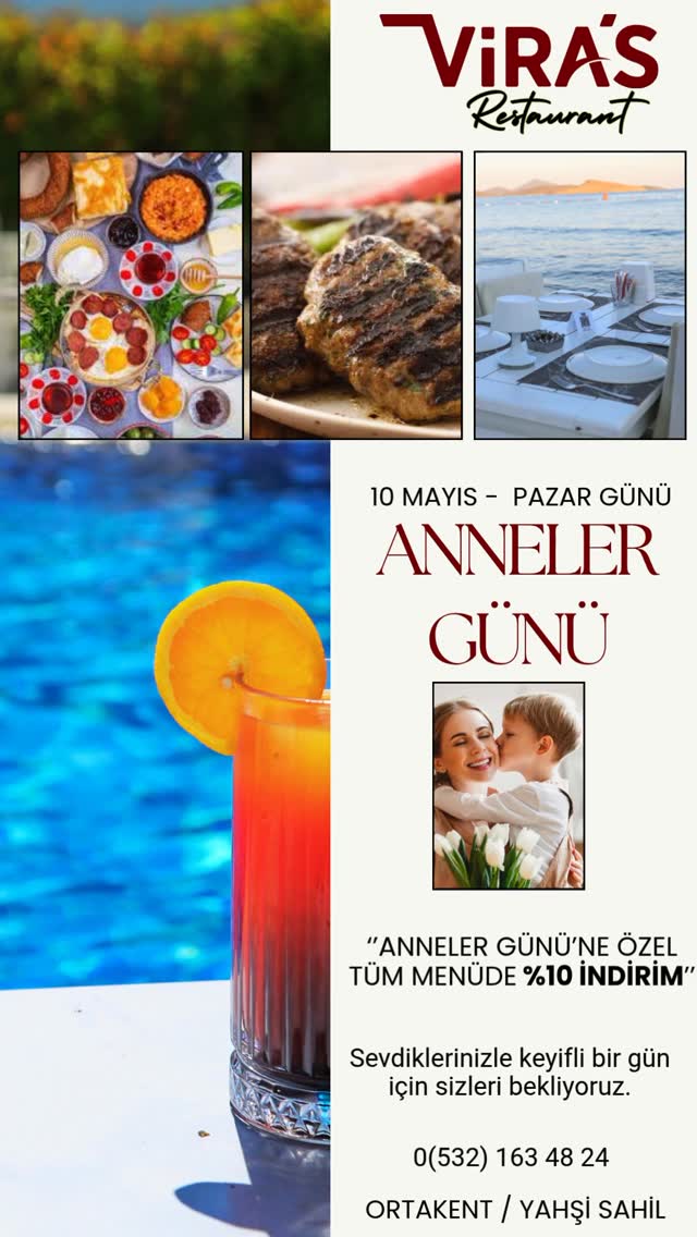 Anneler Günü Özel Menüsü Etkinlik afişi