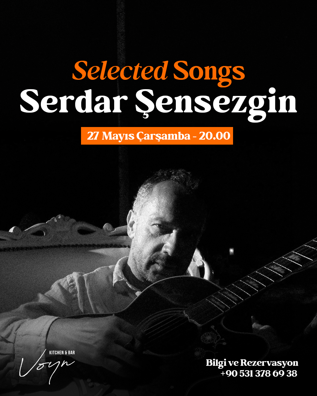 Serdar Şensezgin — Selected Songs Etkinlik afişi