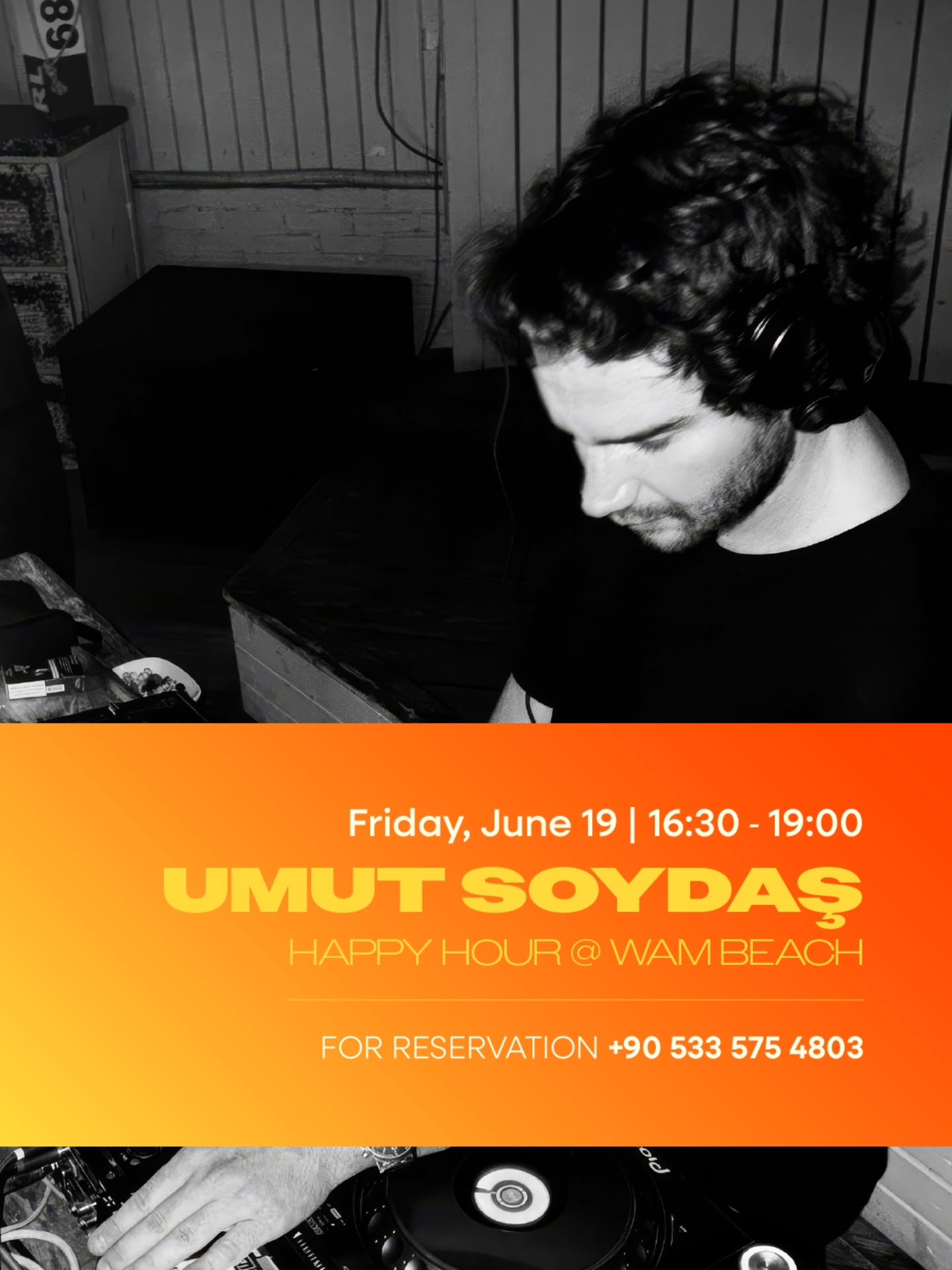 Umut Soydaş — Happy Hour Etkinlik afişi