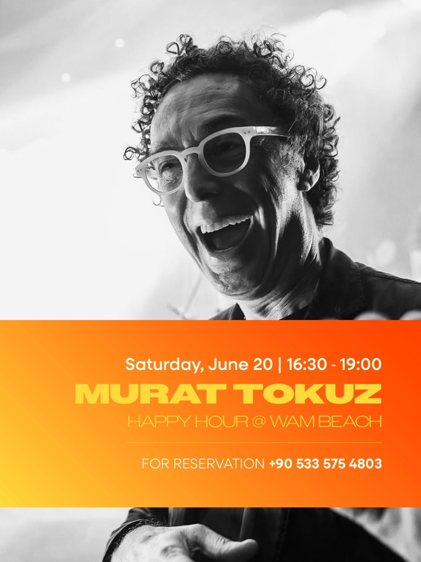 Murat Tokuz — Happy Hour Etkinlik afişi