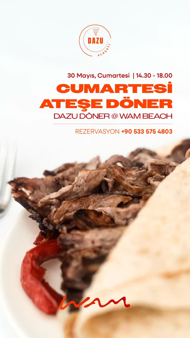 Dazu Döner Pop-up Etkinlik afişi