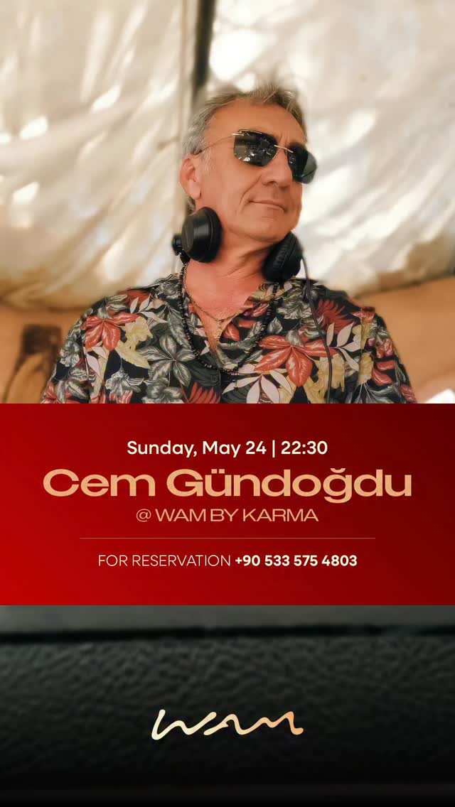 Cem Gündoğdu — DJ Set Etkinlik afişi