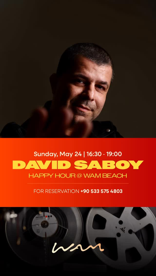 David Saboy — Happy Hour Etkinlik afişi