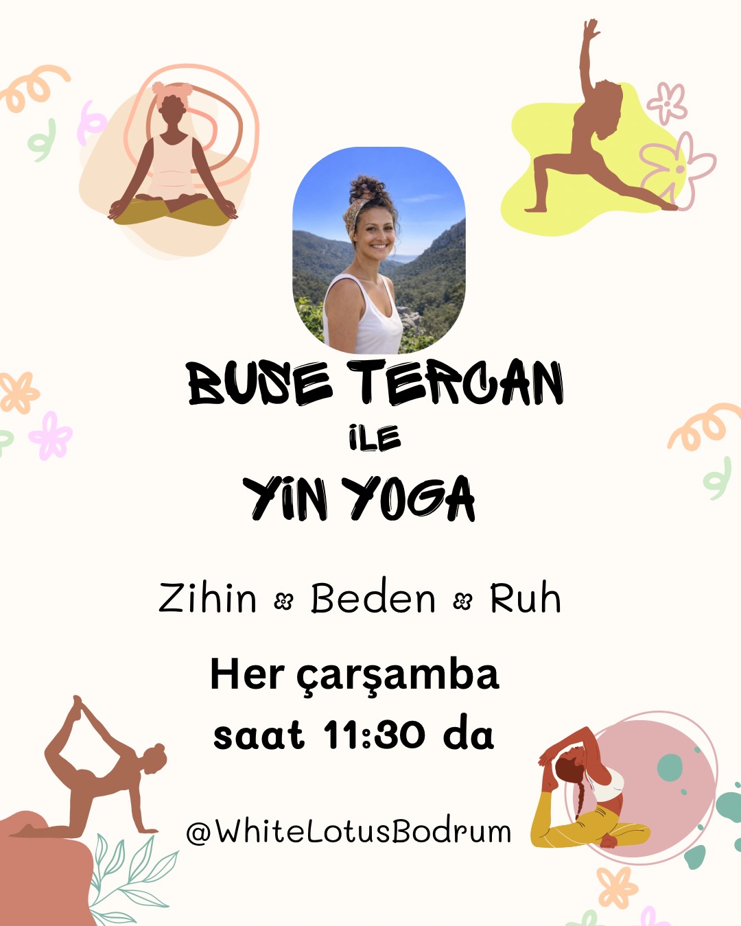 Yin Yoga — Buse Tercan Etkinlik afişi
