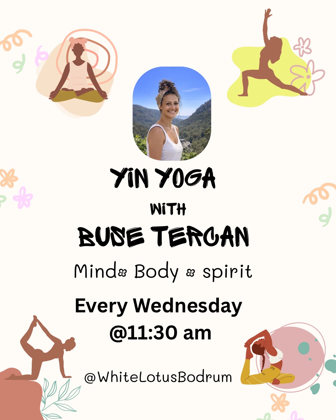 Yin Yoga — Buse Tercan Etkinlik afişi