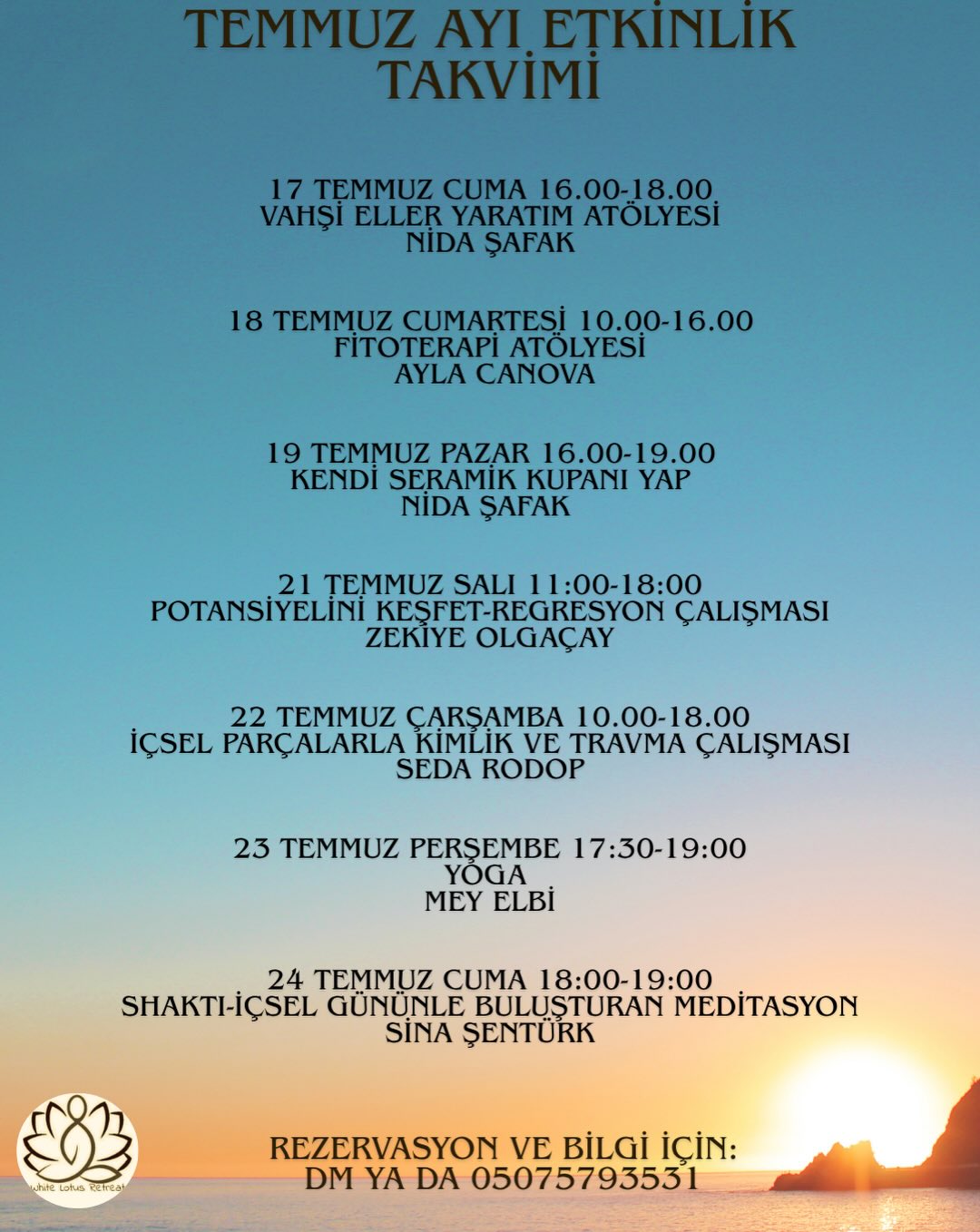 Make Your Own Ceramic Cup — White Lotus Retreat Etkinlik afişi