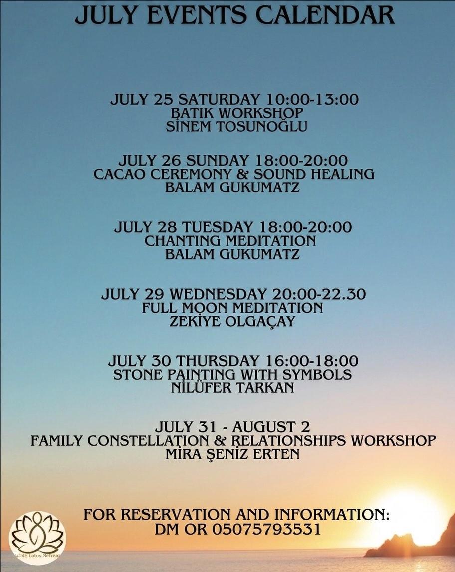 Cacao Ceremony & Sound Healing — White Lotus Retreat Etkinlik afişi