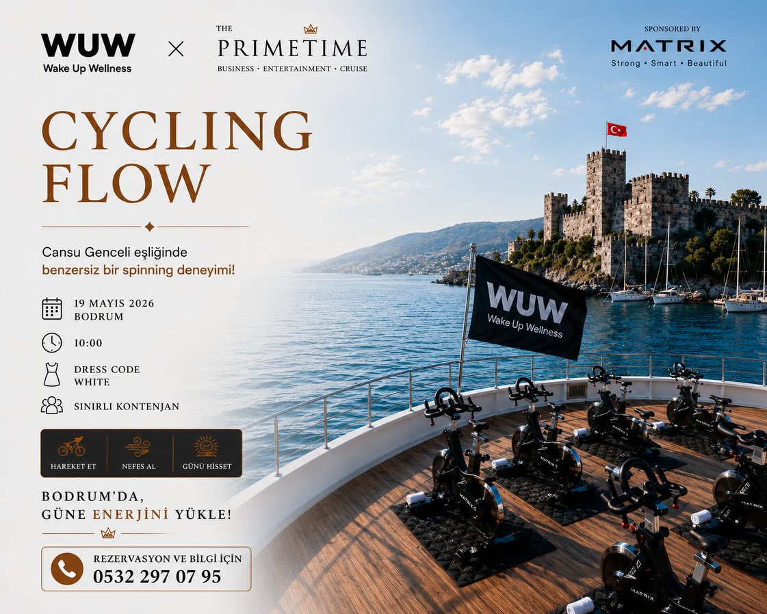 Cycling Flow — Cansu Genceli Etkinlik afişi