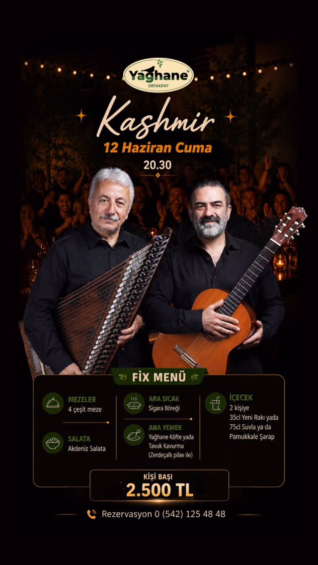 Kashmir — Canlı Müzik Etkinlik afişi