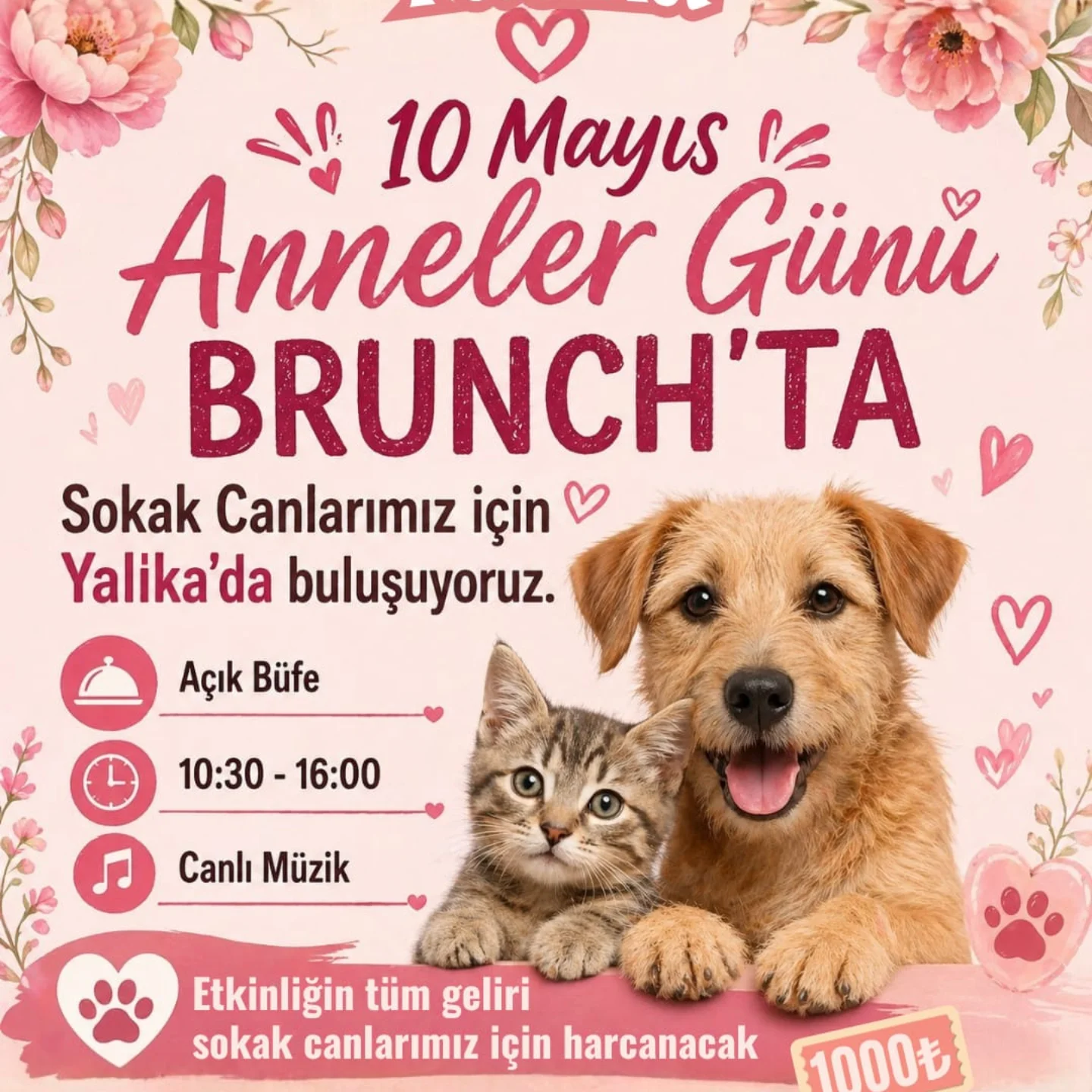 Anneler Günü Brunch'ı Etkinlik afişi