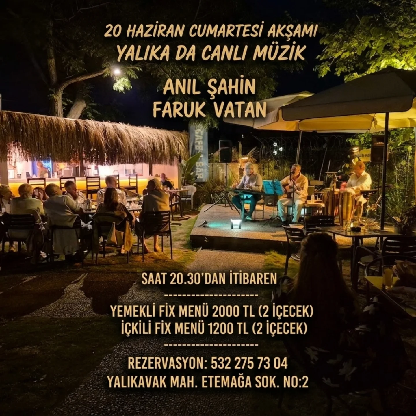 Anıl Şahin - Canlı Müzik Etkinlik afişi