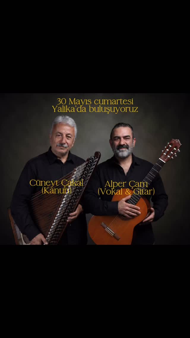 Cüneyt Çakal & Alper Çam — Yalika Akustik Akşamı Etkinlik afişi