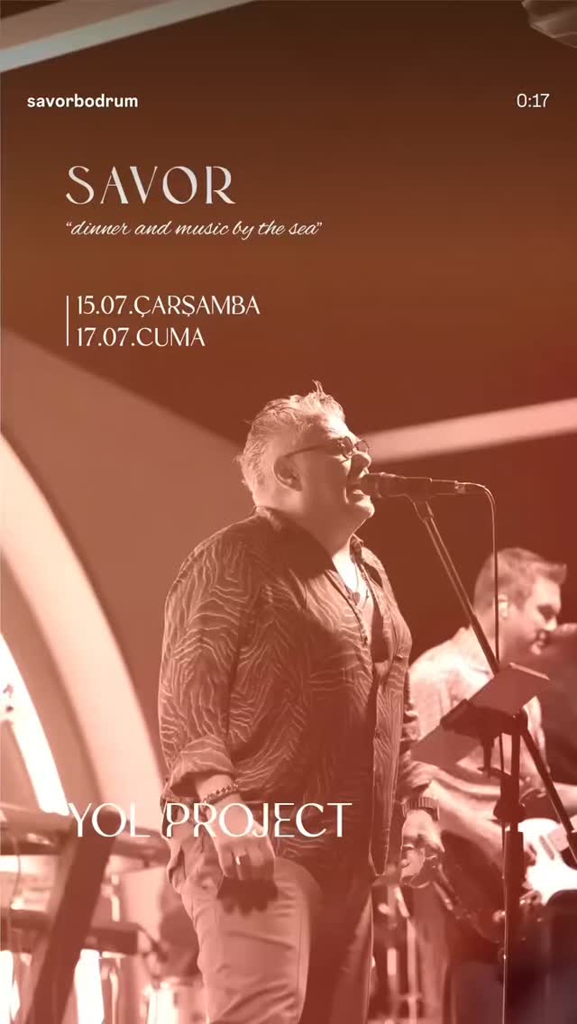Yol Project — Savor Temmuz Sahnesi Etkinlik afişi
