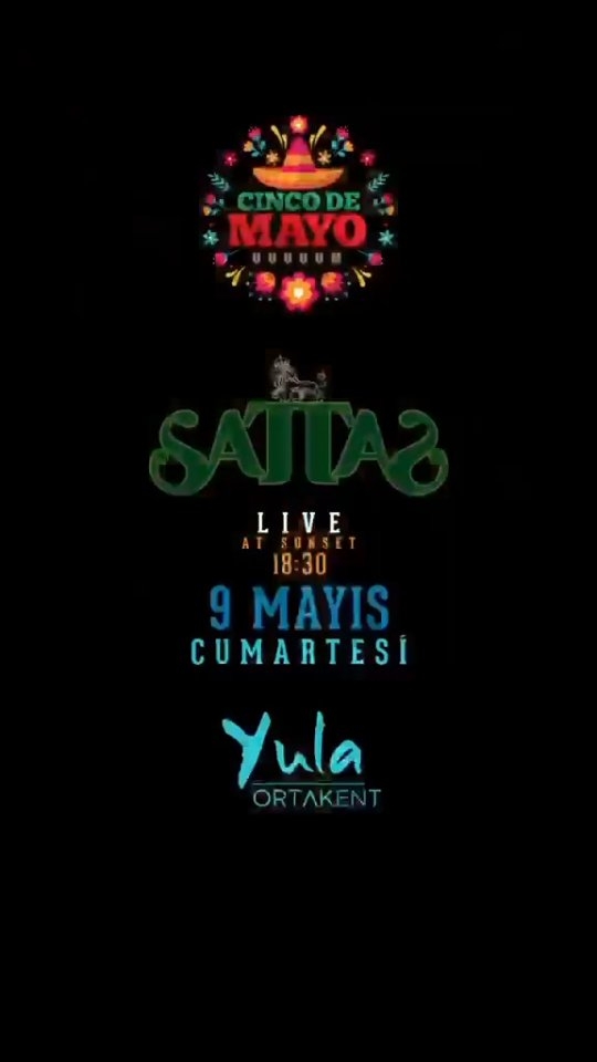 Cinco de Mayo — Sattas Live Etkinlik afişi
