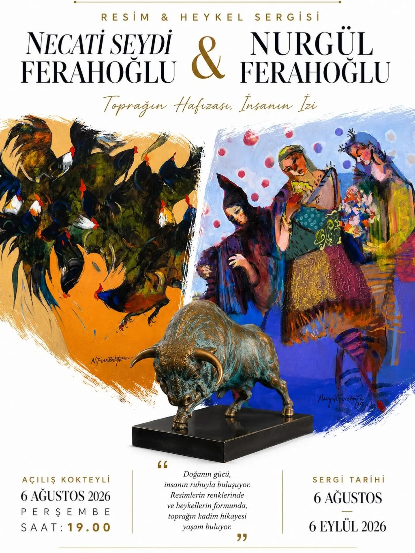 Necati Seydi & Nurgül Ferahoğlu — Resim ve Heykel Sergisi