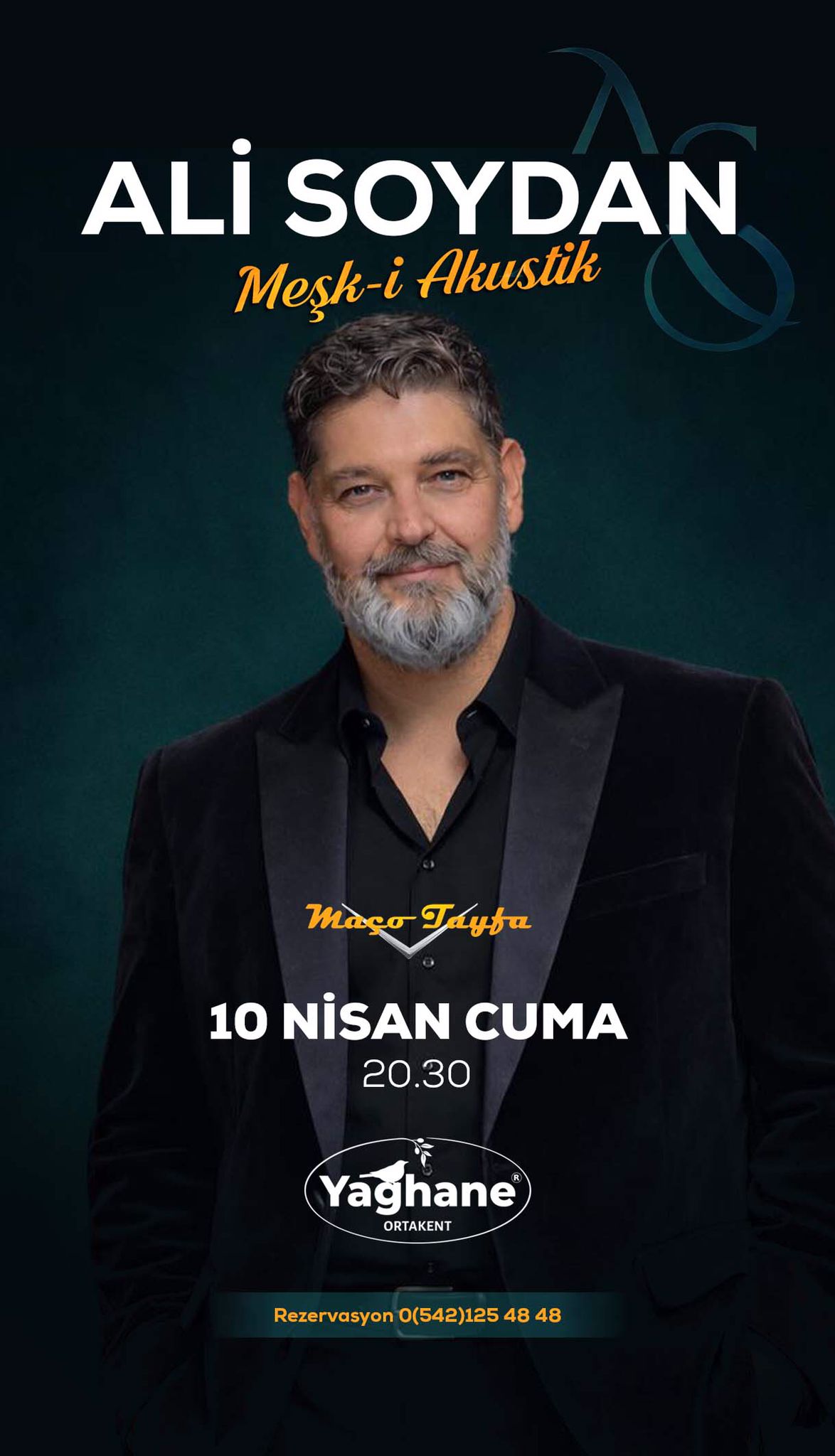 Ali Soydan — Meşk-i Akustik Event-Poster