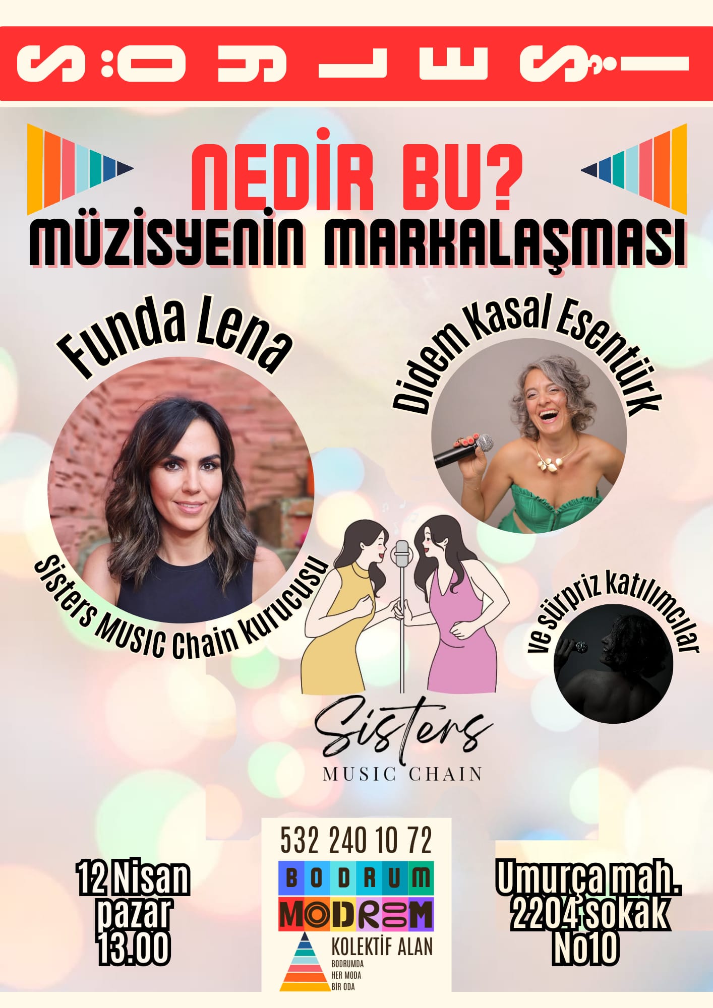 Müzisyenin Markalaşması — Funda Lena Etkinlik afişi