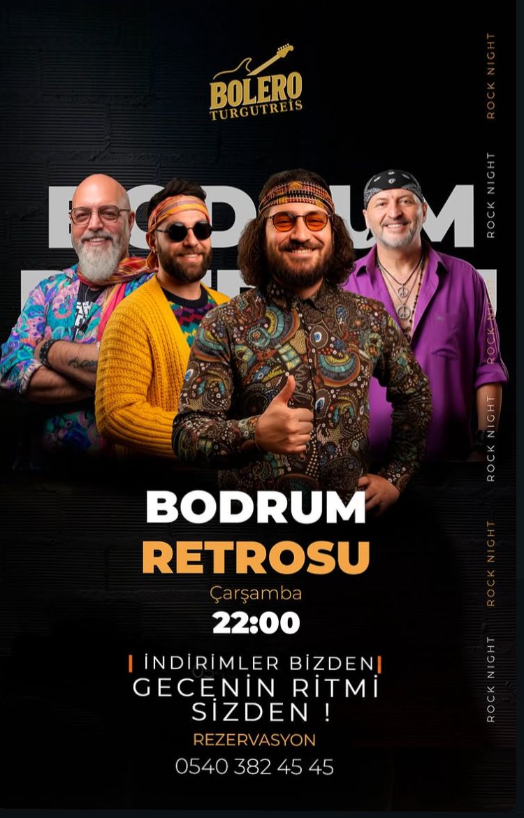 Bodrum Retrosu Etkinlik afişi