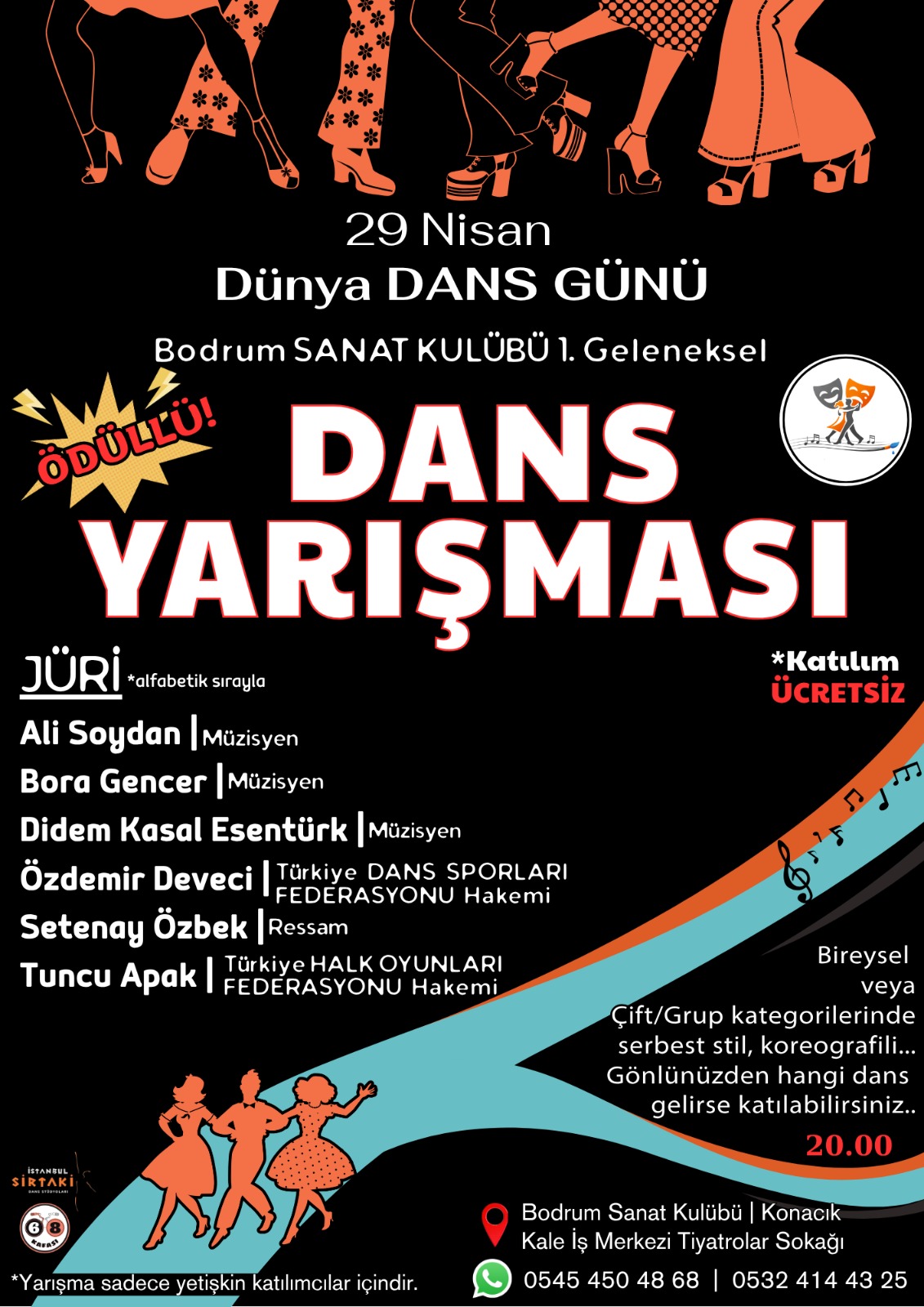 Dans Yarışması — Dünya Dans Günü Etkinlik afişi