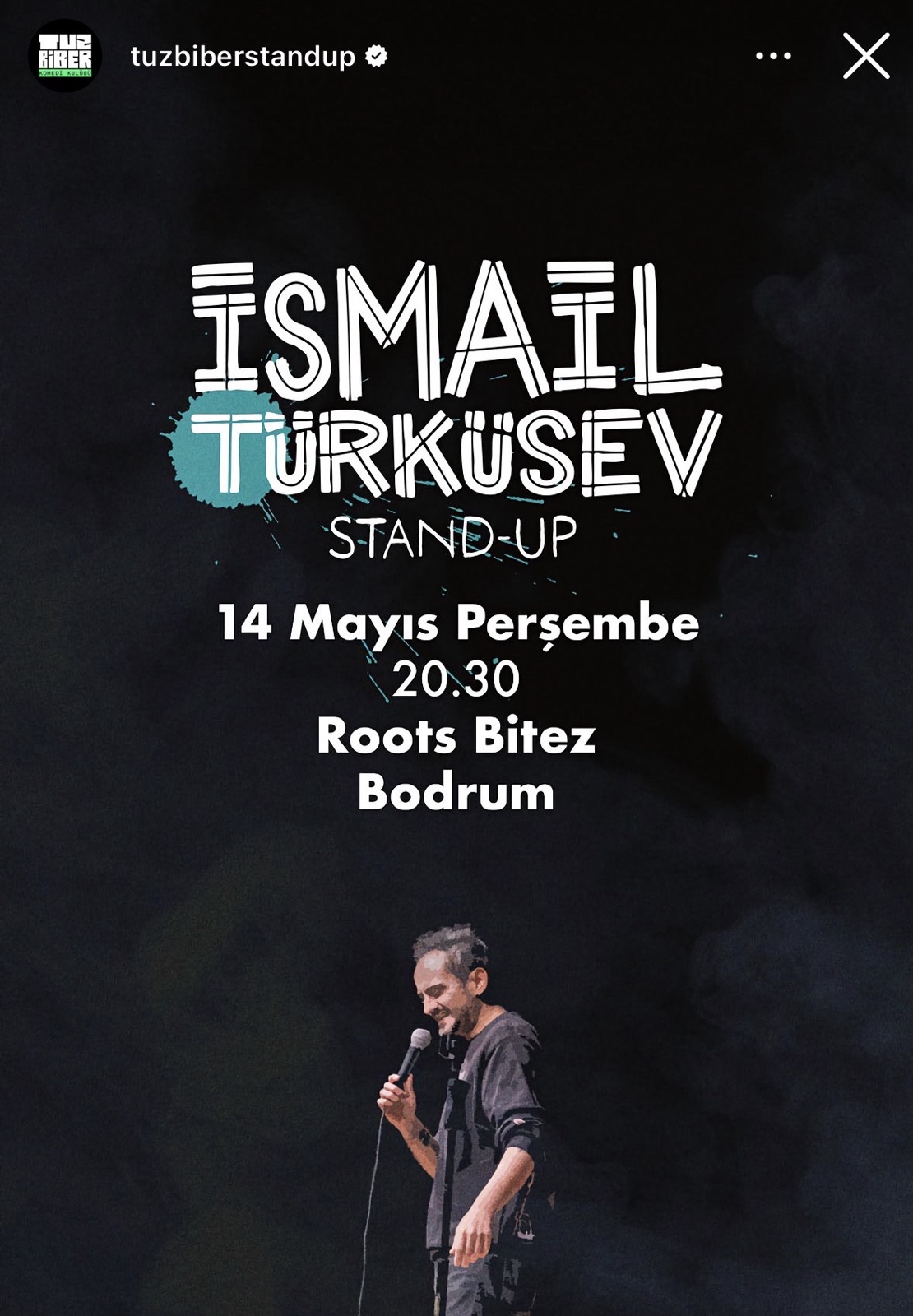 İsmail Türküsev Stand-Up Etkinlik afişi