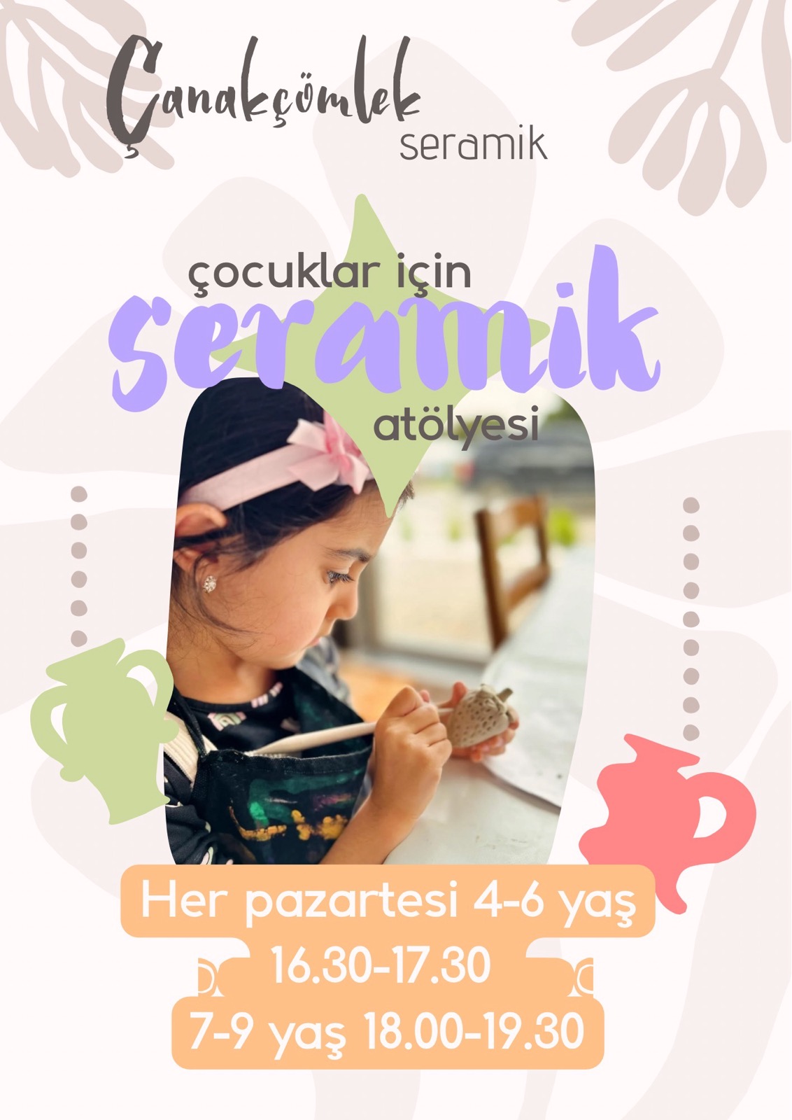 Çocuklar için Seramik Atölyesi — Betül Yıldırım