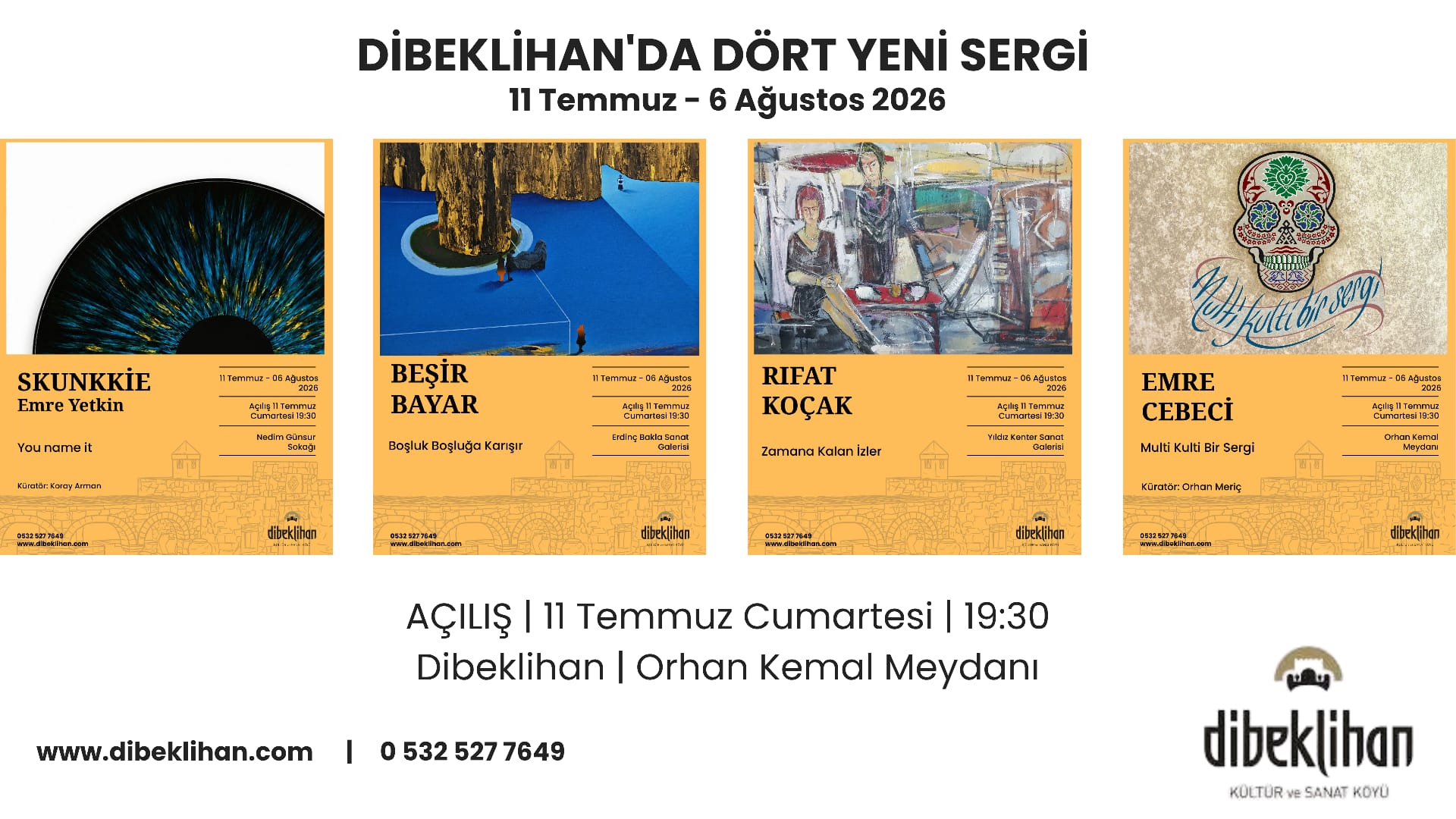 Beşir Bayar — Sergi Etkinlik afişi