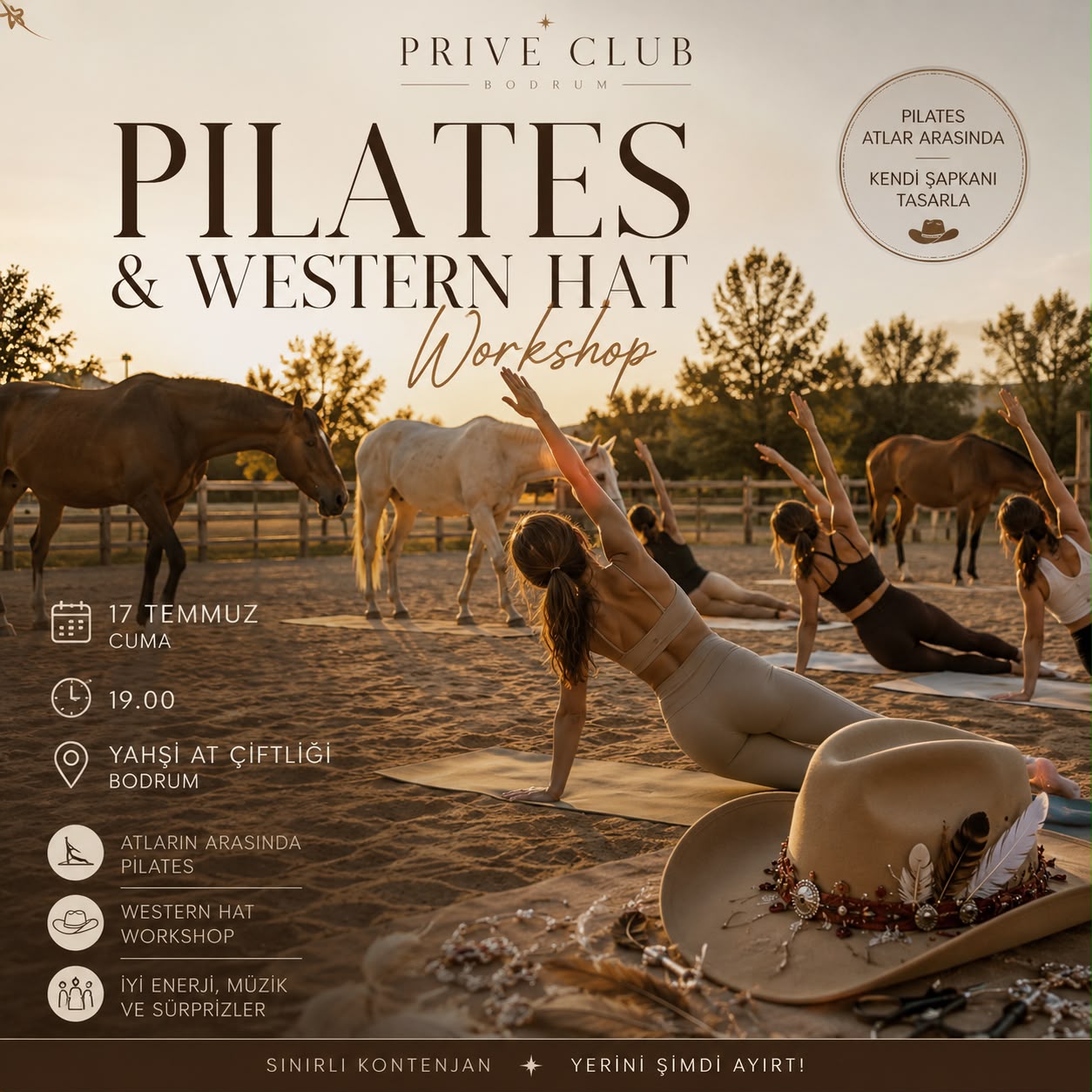 Pilates & Western Hat Workshop