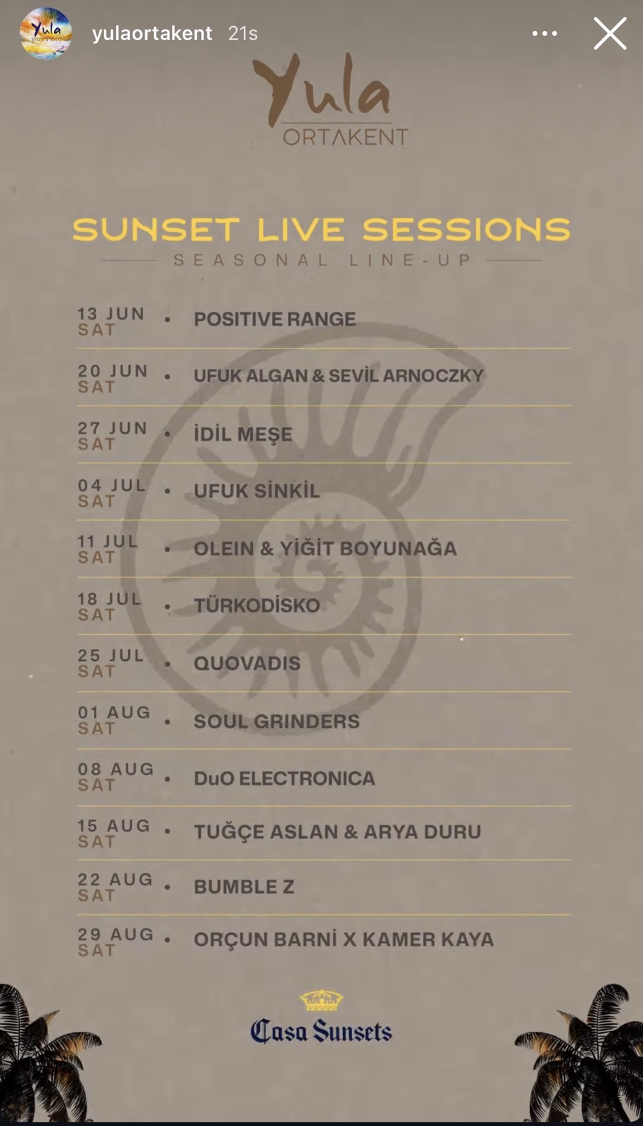 Sunset Live Sessions — Tuğçe Aslan & Arya Duru