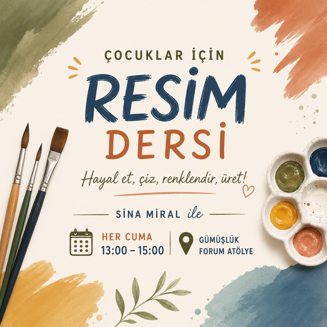 Çocuklar İçin Resim Dersi — Sina Miral