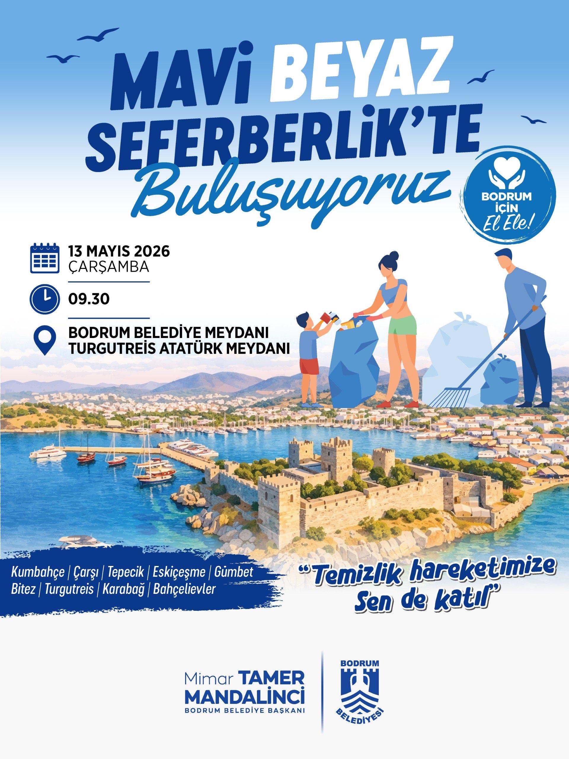 Mavi Beyaz Seferberlik Etkinlik afişi