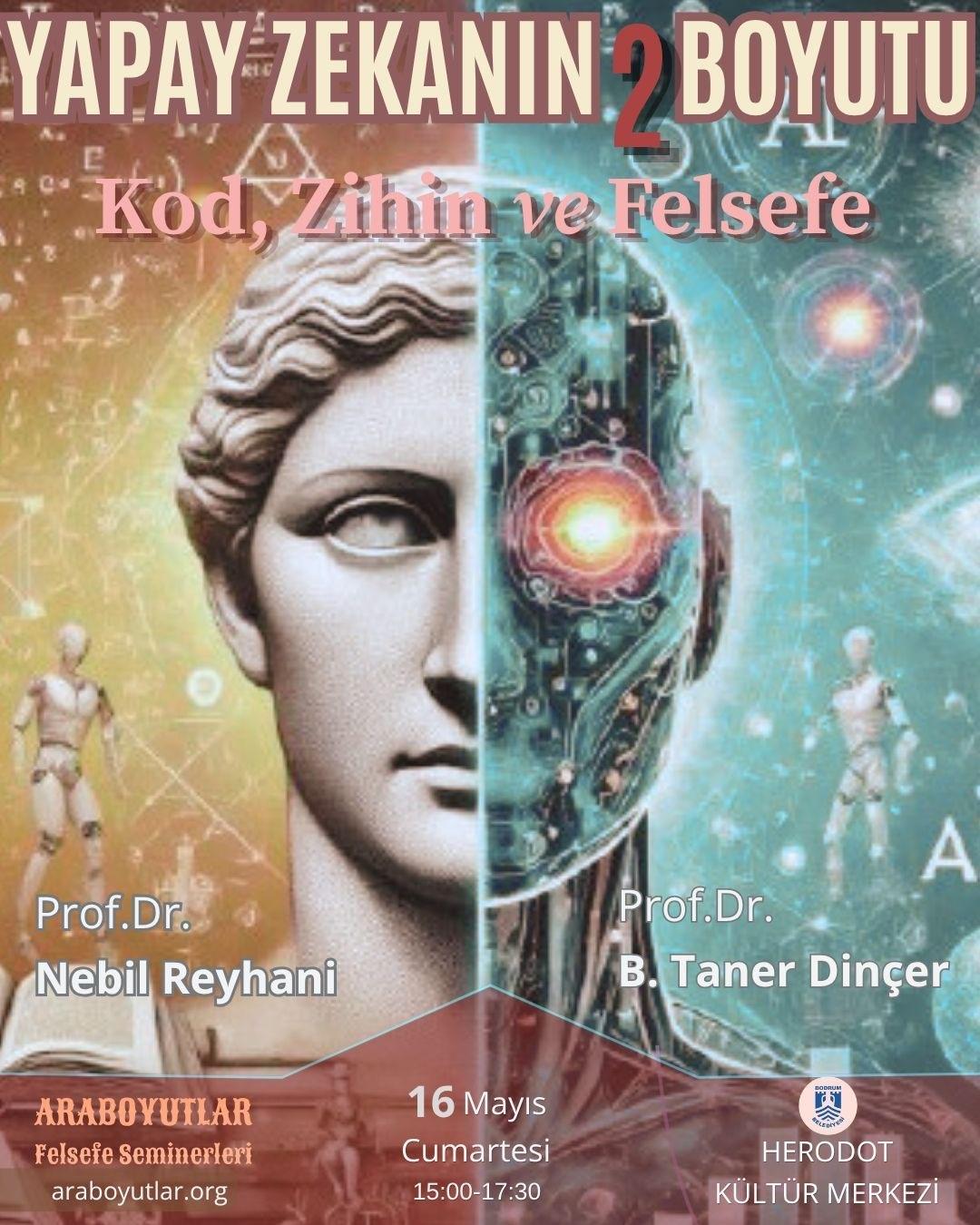 Yapay Zekanın 2 Boyutu: Kod, Zihin ve Felsefe Etkinlik afişi