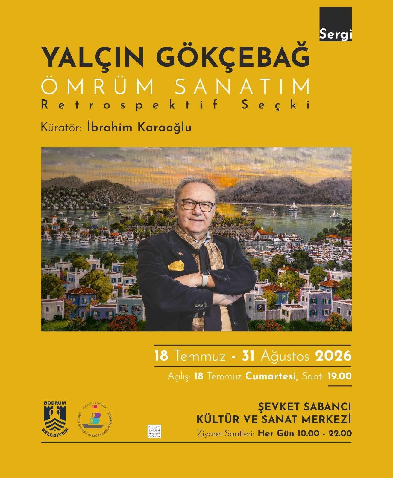 Ömrüm Sanatım — Yalçın Gökçebağ Retrospektif Seçkisi Etkinlik afişi