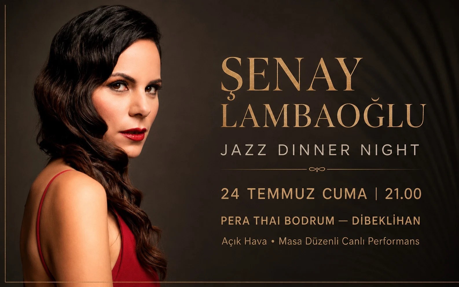 Şenay Lambaoğlu — Canlı Performans Etkinlik afişi