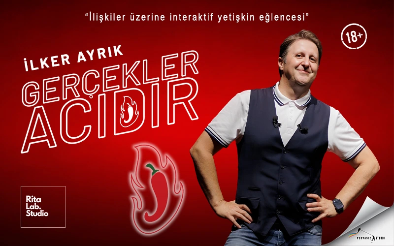 İlker Ayrık’la Gerçekler Acıdır — Metreküp Bodrum Etkinlik afişi